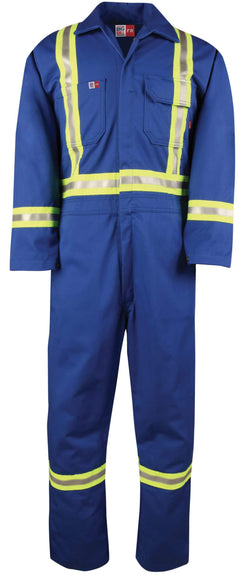 Image of Big Bill FR Work Coverall With Reflective Material 7 oz.